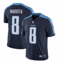 Youth Nike Tennessee Titans 8 Marcus Mariota Elite Navy Blue Alternate NFL Jersey