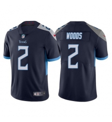Youth Tennessee Titans 2 Robert Woods Navy Vapor Untouchable Limited Stitched Jersey