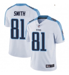 Youth Tennessee Titans 81 Jonnu Smith White Vapor Limited Jersey