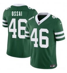 Men New York Jets 46 Joseph Ossai Green 2026 F U S E Vapor Untouchable Limited Stitched Jersey Men New York Jets 46 Joseph Ossai Green 2026 F U S E Vapor Untouchable Limited Stitched Jersey