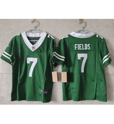 Women New York Jets 7 Justin Fields Green F U S E  Vapor Stitched Jersey  Women New York Jets 7 Justin Fields Green F U S E  Vapor Stitched Jersey