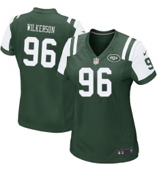 Women's Nike New York Jets #96 Muhammad Wilkerson Elite Green Team Color NFL