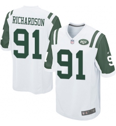 Youth Nike New York Jets #91 Sheldon Richardson Limited White NFL Jersey