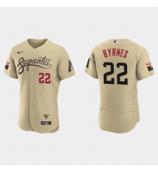Arizona Diamondbacks 22 Eric Byrnes Men Nike 2021 City Connect Authentic MLB Jersey Gold