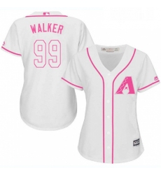 Womens Majestic Arizona Diamondbacks 99 Taijuan Walker Authentic White Fashion MLB Jersey