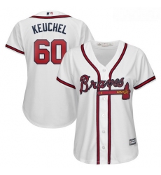 Braves 60 Dallas Keuchel White Women Cool Base Jersey