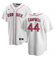 Men Boston Red Sox 44 Isaiah Campbell White Cool Base Stitched Baseball Jersey