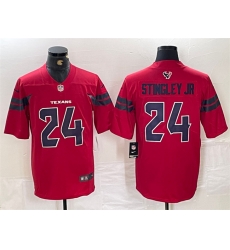 Men Houston Texans 24 Derek Stingley Jr  Red Vapor Untouchable Stitched Footb