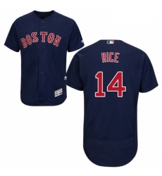 Mens Majestic Boston Red Sox 14 Jim Rice Navy Blue Alternate Flex Base Authentic Collection MLB Jersey