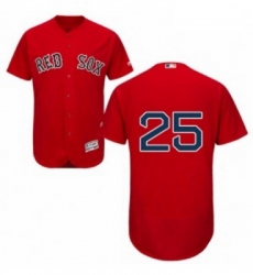 Mens Majestic Boston Red Sox 25 Tony Conigliaro Red Alternate Flex Base Authentic Collection MLB Jersey