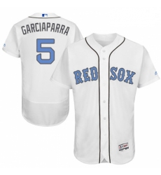 Mens Majestic Boston Red Sox 5 Nomar Garciaparra Authentic White 2016 Fathers Day Fashion Flex Base Jersey