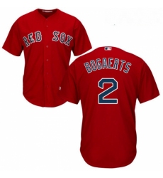 Youth Majestic Boston Red Sox 2 Xander Bogaerts Authentic Red Alternate Home Cool Base MLB Jersey