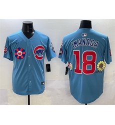 Men Chicago Cubs 18 Sh u014Dta Imanaga Blue 2025 Tokyo Series 2nd Alternate Limited Stitched Baseball Jersey Men Chicago Cubs 18 Sh u014Dta Imanaga Blue 2025 Tokyo Series 2nd Alternate Limited Stitched Baseball Jersey