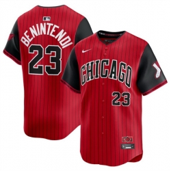 Men Chicago White Sox 23 Andrew Benintendi Red Black 2025 City Connect Limited Stitched Baseball Jersey