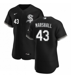 Men Chicago White Sox 43 Evan Marshall Men Nike Black Alternate 2020 Flex Base Player MLB Jersey