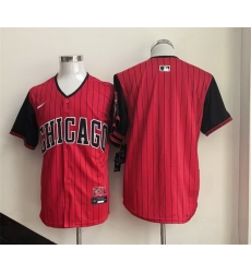 Men Chicago White Sox Blank Red Black 2025 City Connect Limited Stitched Baseball Jersey