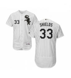 Mens Majestic Chicago White Sox 33 James Shields White Home Flex Base Authentic Collection MLB Jersey