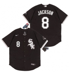 White Sox 8 Bo Jackson Black 2020 Nike Flexbase Jersey