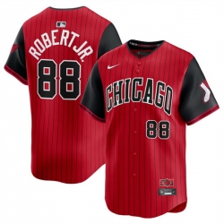 Youth Chicago White Sox ACTIVE PLAYER Custom Red Black 2025 City Connect Limited Stitched Baseball Jersey