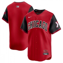 Youth Chicago White Sox Blank Red Black 2025 City Connect Limited Stitched Baseball Jersey