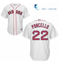 Youth Majestic Boston Red Sox 22 Rick Porcello Replica White Home Cool Base MLB Jersey