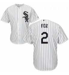 Youth Majestic Chicago White Sox 2 Nellie Fox Replica White Home Cool Base MLB Jersey