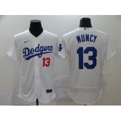 Dodgers 13 Max Muncy White 2020 Nike Flexbase Jersey