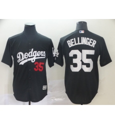 Dodgers 35 Cody Bellinger Black Turn Back The Clock Cool Base Jersey