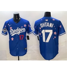 Men Los Angeles Dodgers 17 Shohei Ohtani Royal 2025 World Series Champions Patch Tokyo Series Limited Stitched Baseball Jersey Men Los Angeles Dodgers 17 Shohei Ohtani Royal 2025 World Series Champions Patch Tokyo Series Limited Stitched Baseball Jersey