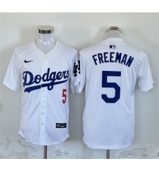 Men Los Angeles Dodgers 5 Freddie Freeman White Home Limited Stitched Baseball Jersey Men Los Angeles Dodgers 5 Freddie Freeman White Home Limited Stitched Baseball Jersey