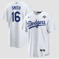 Men Los Angeles Dodgers 50 Mookie Betts White 2025 World Series Home Cool Base Stitched Baseball Jersey