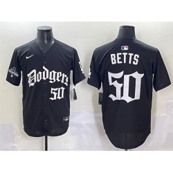 Men Los Angeles Dodgers Blank Black Lights Out Limited Stitched Baseball Jersey