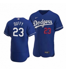 Men Los Angeles Dodgers Danny Duffy 23 Blue Flex Base Stitched MLB Jersey