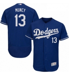 Mens Majestic Los Angeles Dodgers 13 Max Muncy Royal Blue Flexbase Authentic Collection MLB Jersey