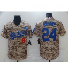 Men's Nike Los Angeles Dodgers #24 Kobe Bryant Authentic Camo Realtree Collection Jersey