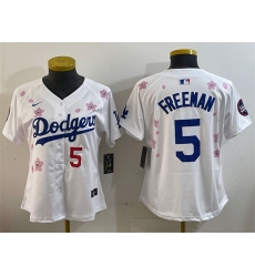 Youth Los Angeles Dodgers 5 Freddie Freeman White 2025 Tokyo Series Limited Stitched Baseball Jersey Youth Los Angeles Dodgers 5 Freddie Freeman White 2025 Tokyo Series Limited Stitched Baseball Jersey