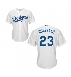 Youth Los Angeles Dodgers Adrian Gonzalez White Authentic Home Cool Base MLB Jersey