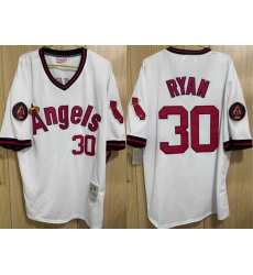 Men Los Angeles Angels Nolan Ryan #30 Majestic Home White Stitched MLB Jersey Men Los Angeles Angels Nolan Ryan #30 Majestic Home White Stitched MLB Jersey