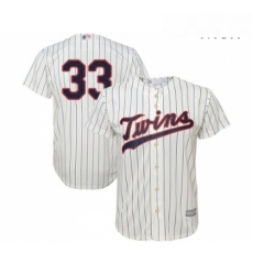 Mens Minnesota Twins 33 Martin Perez Replica Cream Alternate Cool Base Baseball Jersey 
