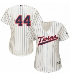 Womens Majestic Minnesota Twins 44 Kyle Gibson Authentic Cream Alternate Cool Base MLB Jersey 