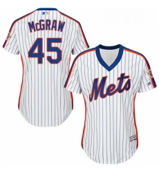 Womens Majestic New York Mets 45 Tug McGraw Replica White Alternate Cool Base MLB Jersey