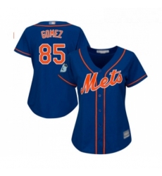 Womens New York Mets 85 Carlos Gomez Authentic Royal Blue Alternate Home Cool Base Baseball Jersey 