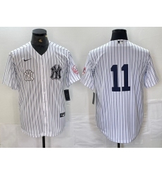 Men New York Yankees 11 Anthony Volpe White Cool Base Stitched Baseball JerseyS 12