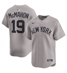 Men New York Yankees 19 Ryan McMahon Grey 2025 Limited Stitched Baseball Jersey
