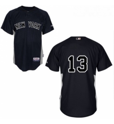 Youth Majestic New York Yankees 13 Alex Rodriguez Authentic Black MLB Jersey