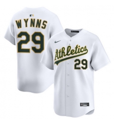 Men Athletics Nike Home Limited Custom Jersey White Wynns Austin 29 Men Athletics Nike Home Limited Custom Jersey White Wynns Austin 29