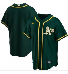 Men Oakland Athletics Nike Green Blank Jersey