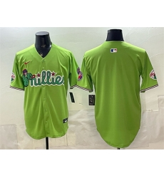 Men Philadelphia Phillies Blank Light Green Phanatic Limited Stitched Jersey