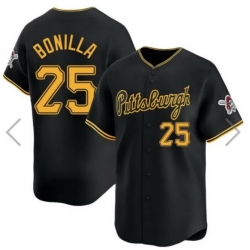 Men Nike Pittsburgh Pirates #25 Bobby Bonilla Black Stitched Baseball Jersey