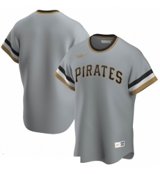 Men Pittsburgh Pirates Nike Road Cooperstown Collection Team MLB Jersey Gray